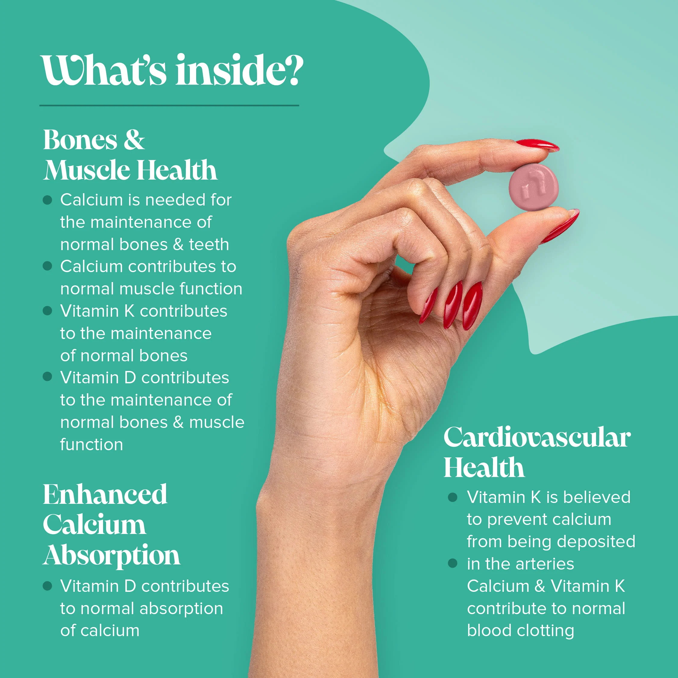 Calcium, Vitamin D & K2 Gummies - Image 3
