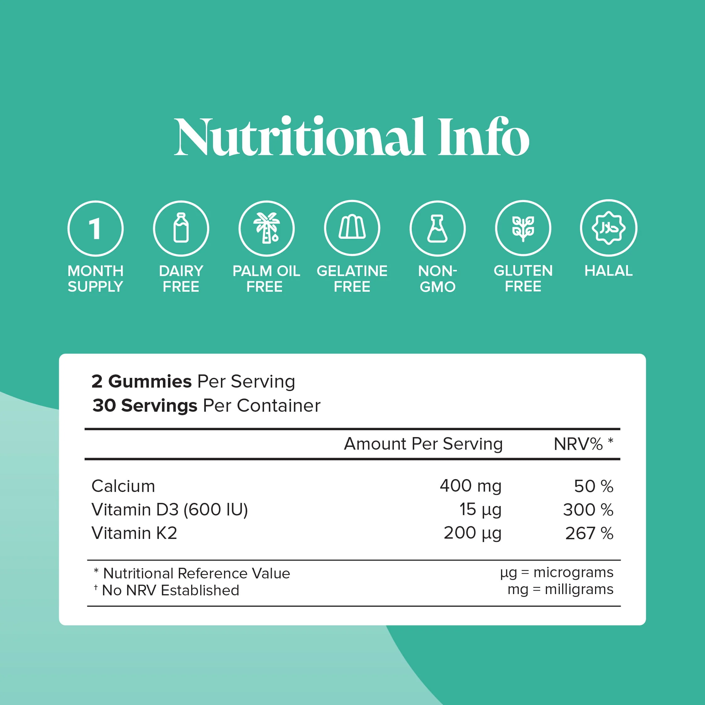 Calcium, Vitamin D & K2 Gummies - Image 8