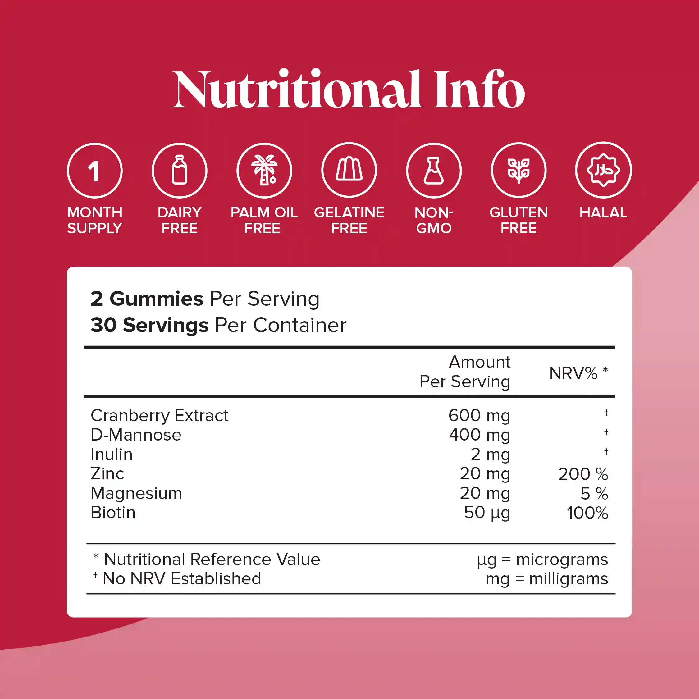 Cranberry & D Mannose Gummies - Image 9